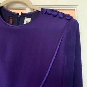 Tom & Linda Platt Formal Purple Dress SMALL